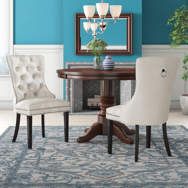 Darby Home Co Stonefort Tufted Velvet Upholstered Dining Chair & Reviews Wayfair.ca
